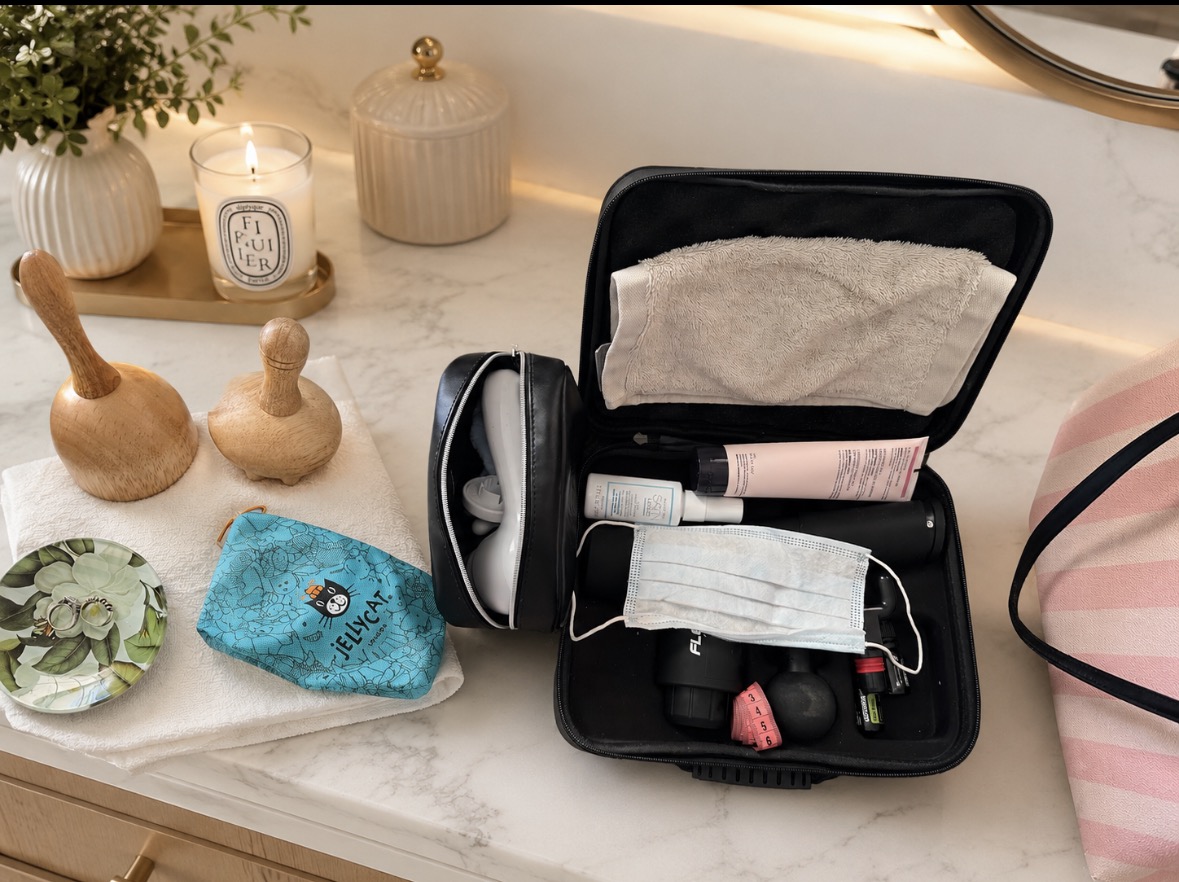 Spa Day kit and personalized details